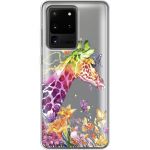 Силіконовий чохол BoxFace Samsung G988 Galaxy S20 Ultra Colorful Giraffe (38881-cc14)