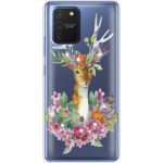 Силіконовий чохол BoxFace Samsung G770 Galaxy S10 Lite Deer with flowers (938972-rs5)