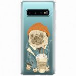 Силіконовий чохол BoxFace Samsung G973 Galaxy S10 Dog Coffeeman (35879-cc70)