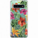 Силіконовий чохол BoxFace Samsung G973 Galaxy S10 Tropical Flowers (35879-cc43)