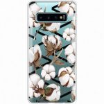 Силіконовий чохол BoxFace Samsung G973 Galaxy S10 Cotton flowers (35879-cc50)