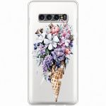 Силіконовий чохол BoxFace Samsung G975 Galaxy S10 Plus Ice Cream Flowers (935881-rs17)