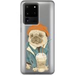 Силіконовий чохол BoxFace Samsung G988 Galaxy S20 Ultra Dog Coffeeman (38881-cc70)