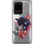 Силіконовий чохол BoxFace Samsung G988 Galaxy S20 Ultra Cat in Flowers (938881-rs10)