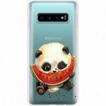 Силіконовий чохол BoxFace Samsung G973 Galaxy S10 Little Panda (35879-cc21)