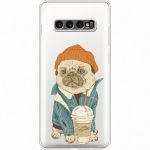 Силіконовий чохол BoxFace Samsung G975 Galaxy S10 Plus Dog Coffeeman (35881-cc70)