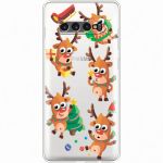 Силіконовий чохол BoxFace Samsung G975 Galaxy S10 Plus с 3D-глазками Reindeer (35881-cc74)