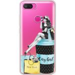 Силіконовий чохол BoxFace Xiaomi Mi 8 Lite City Girl (35667-cc56)