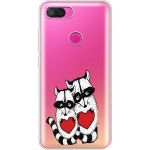 Силіконовий чохол BoxFace Xiaomi Mi 8 Lite Raccoons in love (35667-cc29)