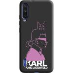 Силіконовий чохол BoxFace Xiaomi Mi A3 Pink Karl (38695-bk40)