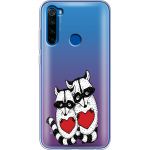 Силіконовий чохол BoxFace Xiaomi Redmi Note 8T Raccoons in love (38533-cc29)