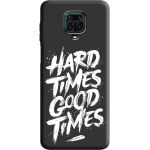 Силіконовий чохол BoxFace Xiaomi Redmi Note 9S hard times good times (39914-bk72)