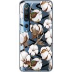 Силіконовий чохол BoxFace Xiaomi Mi 10 Pro Cotton flowers (39442-cc50)