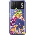 Силіконовий чохол BoxFace Xiaomi Poco M3 Colorful Giraffe (41587-cc14)