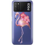Силіконовий чохол BoxFace Xiaomi Poco M3 Floral Flamingo (41587-cc12)