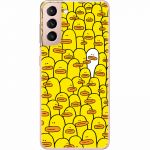 Силіконовий чохол BoxFace Samsung G991 Galaxy S21 Yellow Ducklings (41709-up2428)