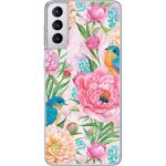 Силіконовий чохол BoxFace Samsung G996 Galaxy S21 Plus Birds in Flowers (41718-up2374)