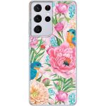 Силіконовий чохол BoxFace Samsung G998 Galaxy S21 Ultra Birds in Flowers (41719-up2374)