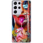 Силіконовий чохол BoxFace Samsung G998 Galaxy S21 Ultra Colorful Girl (41719-up2443)