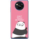 Силіконовий чохол BoxFace Xiaomi Poco X3 Dont Touch My Phone Panda (41288-up2425)