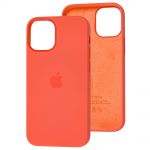 Чохол для iPhone 12 mini Full Silicone case pink citrus