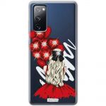 Чохол для Samsung Galaxy S20 FE (G780) MixCase зі стразами дівчинка з кульки