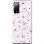 Чохол для Samsung Galaxy S20 FE (G780) MixCase квіти на рожевому