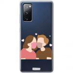 Чохол для Samsung Galaxy S20 FE (G780) Mixcase закохана пара в мед. маск