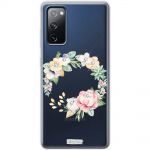 Чохол для Samsung Galaxy S20 FE (G780) MixCase зі стразами вінок квітів