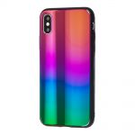 Чохол Colourful Benzo для iPhone X / Xs фіолетово-зелений