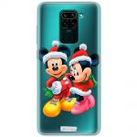 Чохол для Xiaomi Redmi Note 9 MixCase новий рік міккі та маус