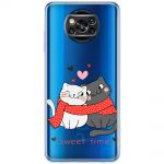 Чохол для Xiaomi Poco X3 / X3 Pro MixCase день закоханих закохані коти