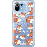 Чохол для Xiaomi Mi 11 Lite MixCase тварини лисиця