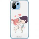 Чохол для Xiaomi Mi 11 Lite Mixcase для закоханих поцілунок