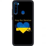 Чохол для Xiaomi Redmi Note 8T MixCase патріотичні pray for Ukraine