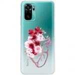 Чохол для Xiaomi Redmi Note 10 / 10s Mixcase квіти серце поросло квітами