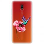 Чохол для Xiaomi Redmi 8A Mixcase квіти колібрі в півоні