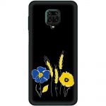 Чохол для Xiaomi Redmi Note 9S/9 Pro MixCase патріотичні квіти україни