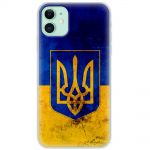 Чохол для iPhone 11 MixCase патріотичні Герб на тлі Прапора