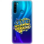 Чохол для Xiaomi Redmi Note 8 MixCase патріотичні save ukraine