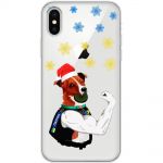 Чохол для iPhone X / Xs MixCase Новий рік новорічний Патрон