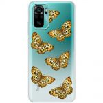 Чохол для Xiaomi Redmi Note 10 / 10s MixCase Леопард метелика