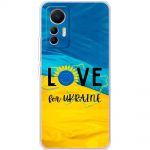 Чохол для Xiaomi 12 Lite MixCase патріотичні love Ukraine