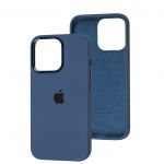 Чохол для iPhone 13 Pro New silicone Metal Buttons navy blue