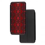 Чохол-книжка Samsung Galaxy S10 Lite (G770) / A91 з малюнком червона вишивка