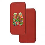 Чохол-книжка Xiaomi Redmi 8A з малюнком квітучий Тризуб