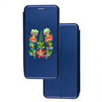 Чохол-книжка Xiaomi Redmi Note 7 з малюнком квітучий Тризуб