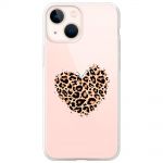 Чохол для iPhone 13 mini MixCase Леопард серце