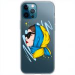 Чохол для iPhone 12 Pro MixCase патріотичні дівчина в жовто-синій хустці