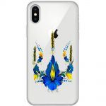 Чохол для iPhone Xs Max MixCase патріотичні тризуб з квітів